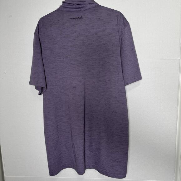 Travis Mathew Men's Golf Polo Shirt Performance Purple Short Sleeve Size L Large - Picture 3 of 10